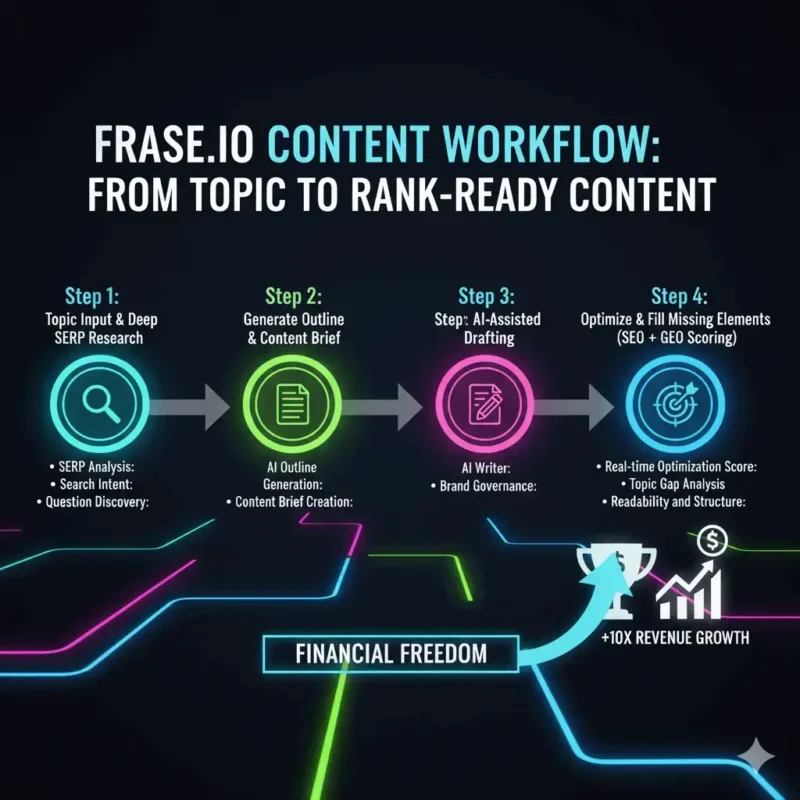 Why AI SEO Tools Scale Agile Solutions Better Than Ever 3 ai seo software scale agile solutions Frase.io workflow