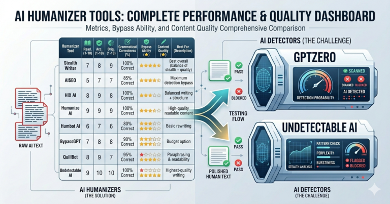 Best AI humanizer tools tested against GPTZero and Undetectable AI